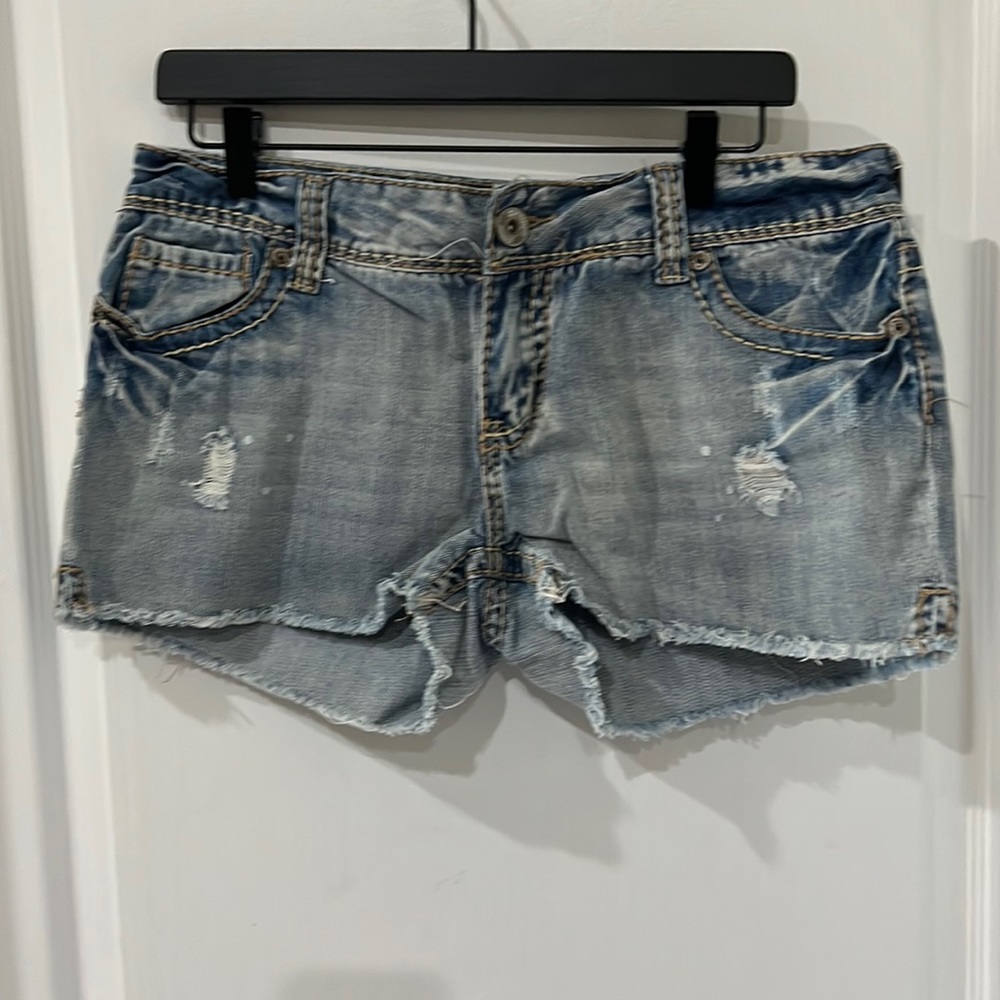 Denim shorts
